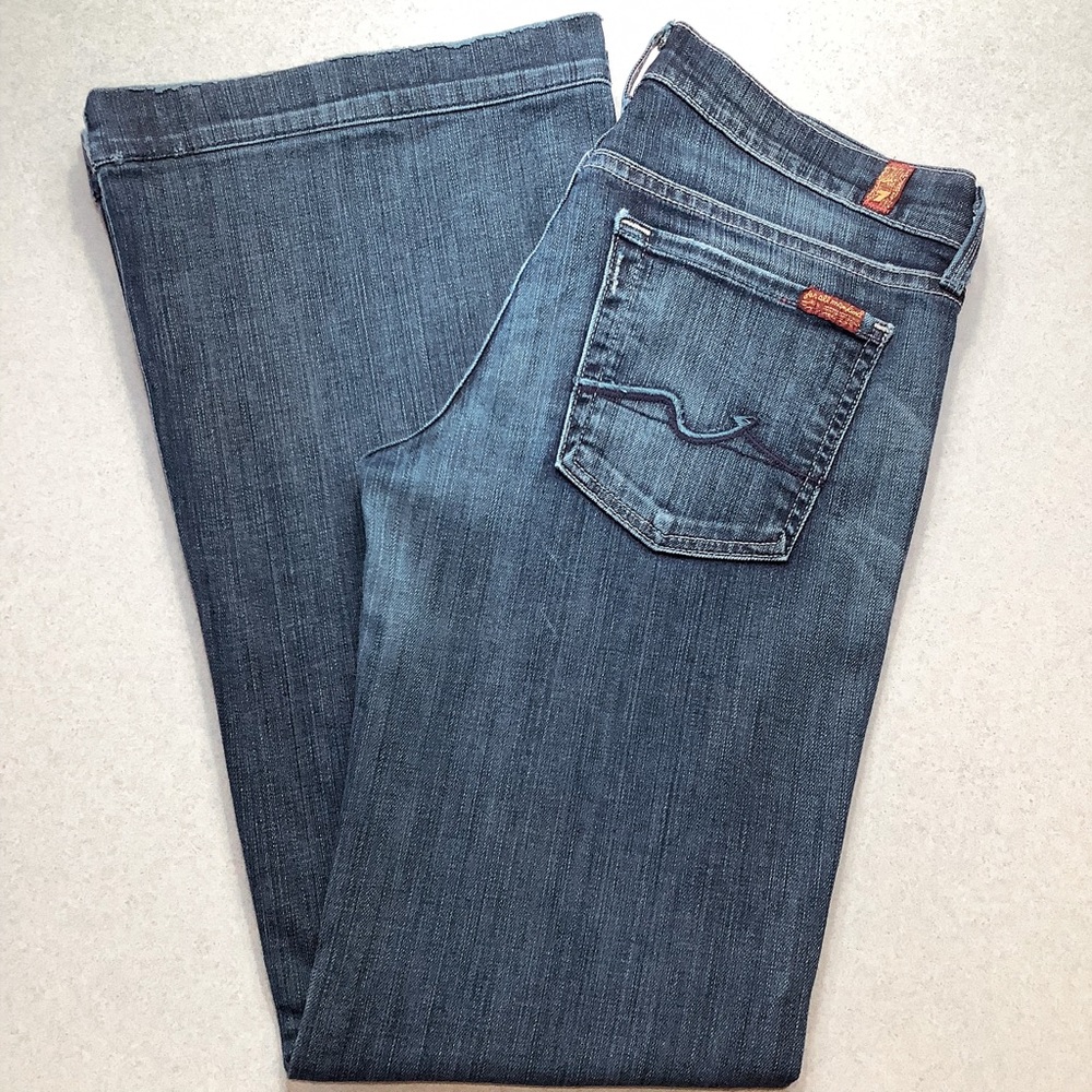 7 For All Mankind Jeans 28X31 Ginger Flare Medium New York